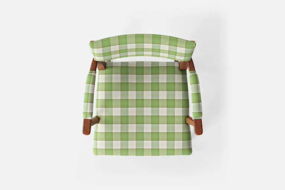 Karmstolar*Josef Frank Karmstol 695 Gripsholmsruta, Grön