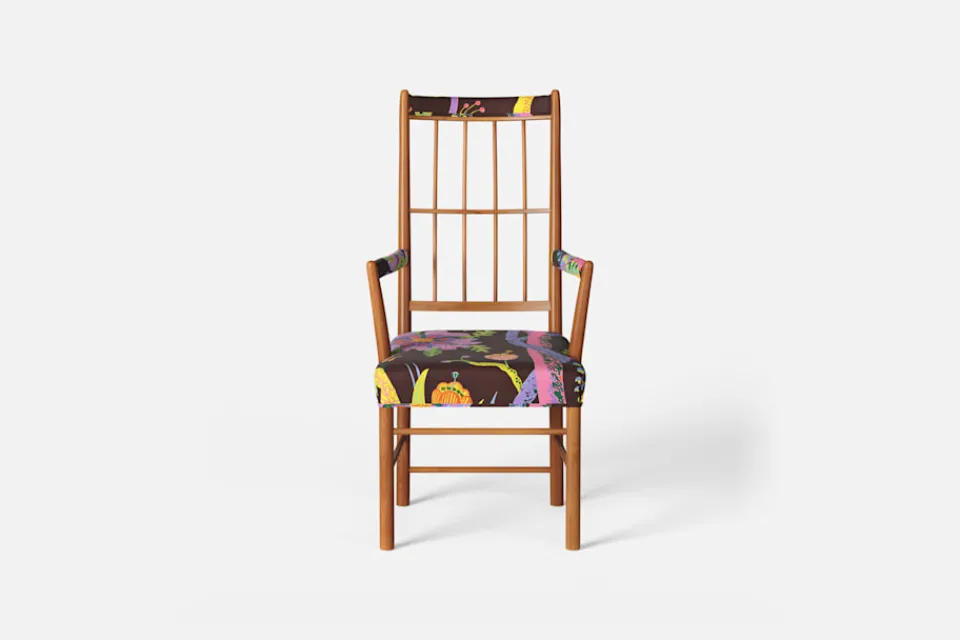 Karmstolar|Matstolar*Josef Frank Karmstol 652 Hawai, Brun