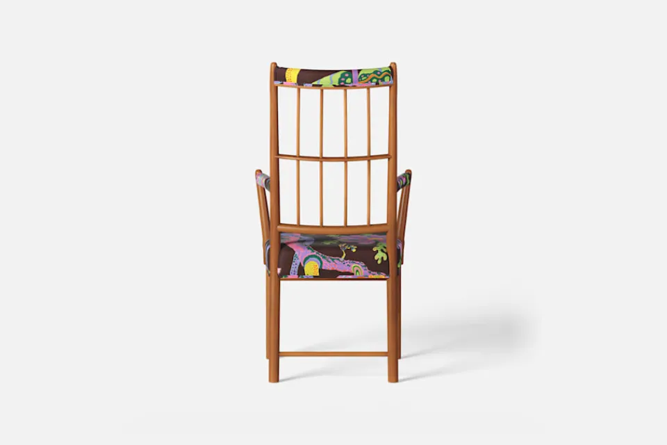 Karmstolar|Matstolar*Josef Frank Karmstol 652 Hawai, Brun