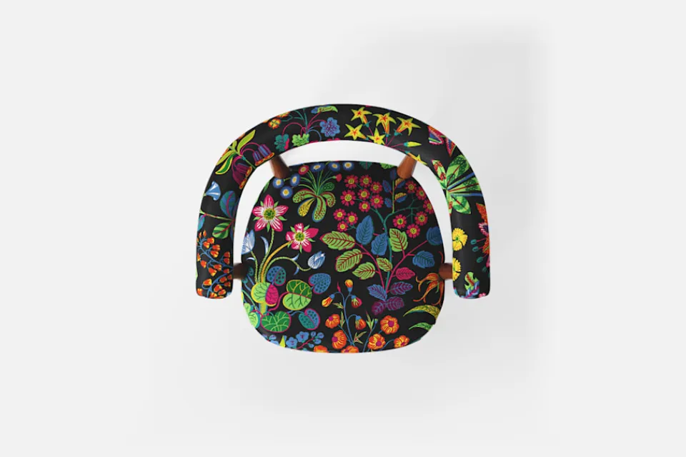 Karmstolar*Josef Frank Karmstol 966 Under Ekvatorn, Svart