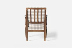 Fåtöljer|Karmstolar*Josef Frank Karmstol 868 Gripsholmsruta, Grå