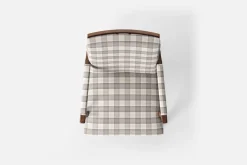 Fåtöljer|Karmstolar*Josef Frank Karmstol 868 Gripsholmsruta, Grå