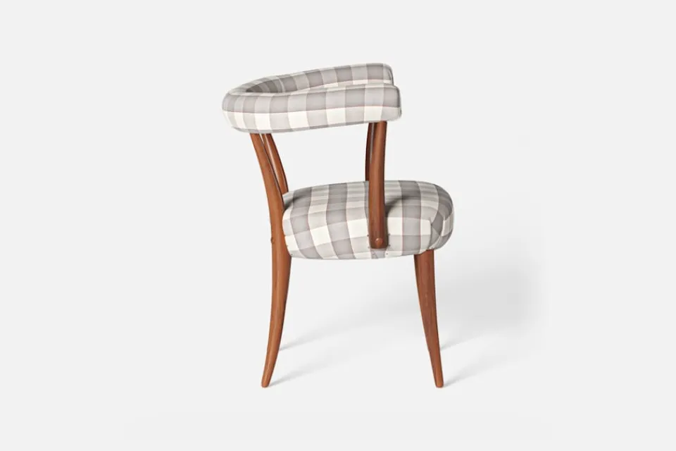 Karmstolar*Josef Frank Karmstol 966 Gripsholmsruta, Grå