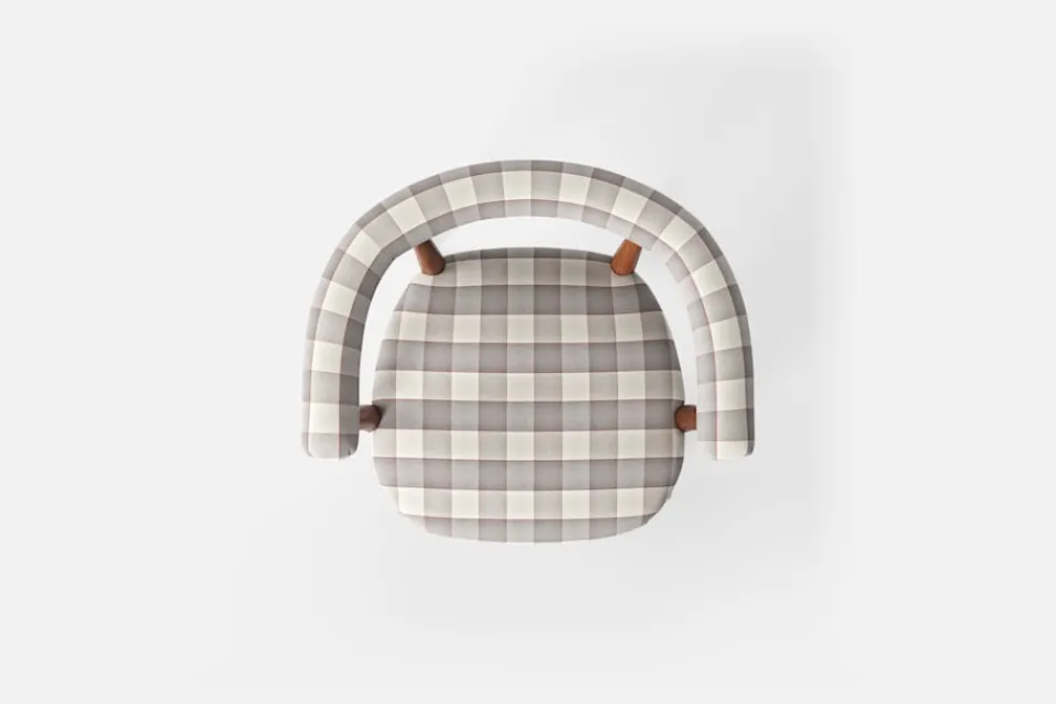 Karmstolar*Josef Frank Karmstol 966 Gripsholmsruta, Grå