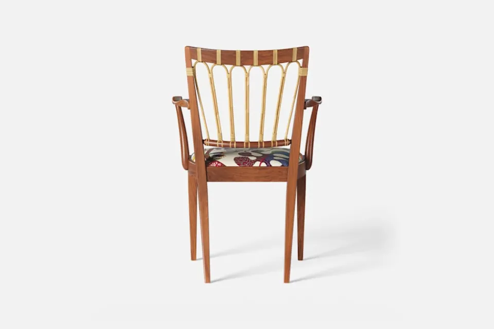 Karmstolar*Josef Frank Karmstol 1165 Mahogny Rotting, Baranquilla, Vit