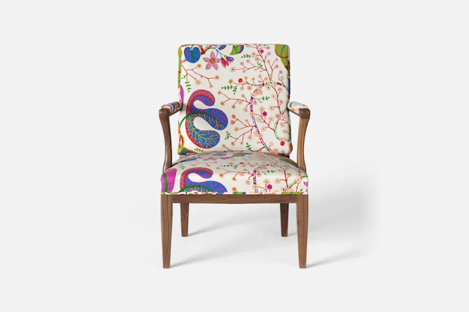 Fåtöljer|Karmstolar*Josef Frank Karmstol 868 Teheran, Vit