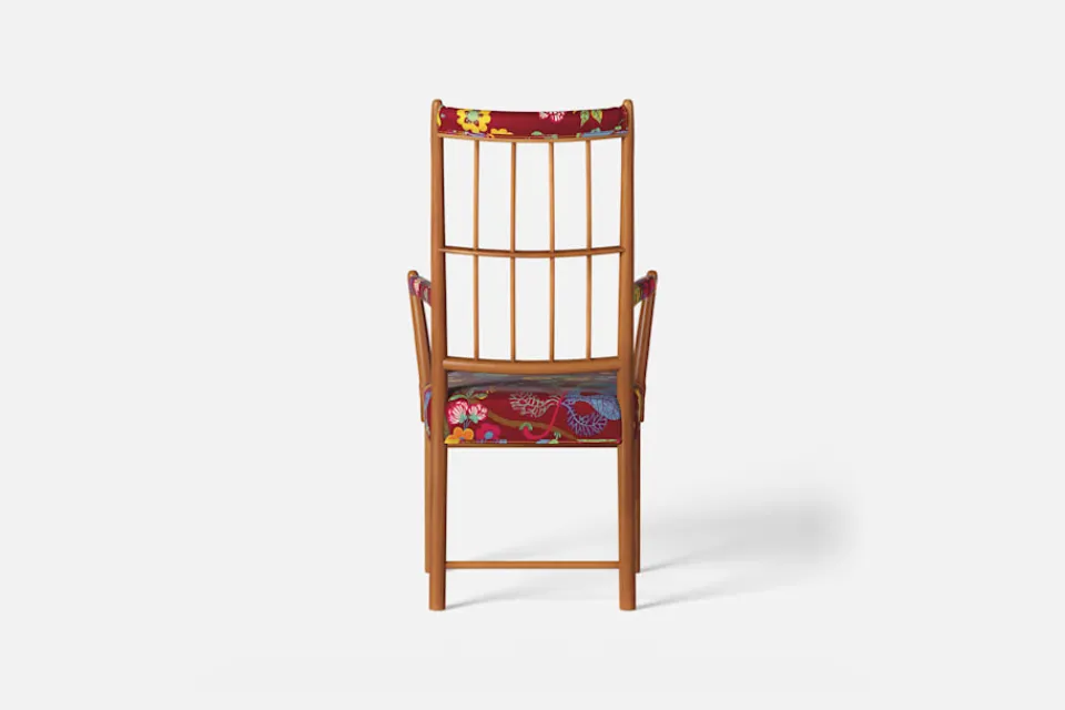 Matstolar|Karmstolar*Josef Frank Karmstol 652 Baranquilla, Vinröd