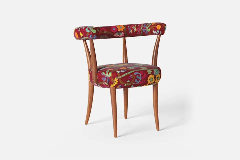 Karmstolar*Josef Frank Karmstol 966 Baranquilla, Vinröd
