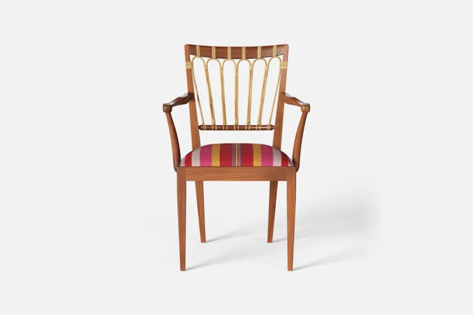 Karmstolar*Josef Frank Karmstol 1165 Mahogny Rotting, Hamaca Rojo, Multi