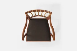 Karmstolar*Josef Frank Karmstol 1165 Mahogny Rotting, Möbellin, Mörkbrun