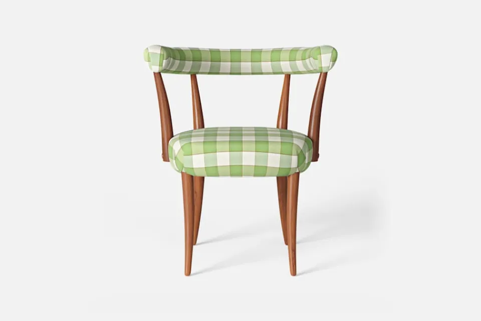 Karmstolar*Josef Frank Karmstol 966 Gripsholmsruta, Grön