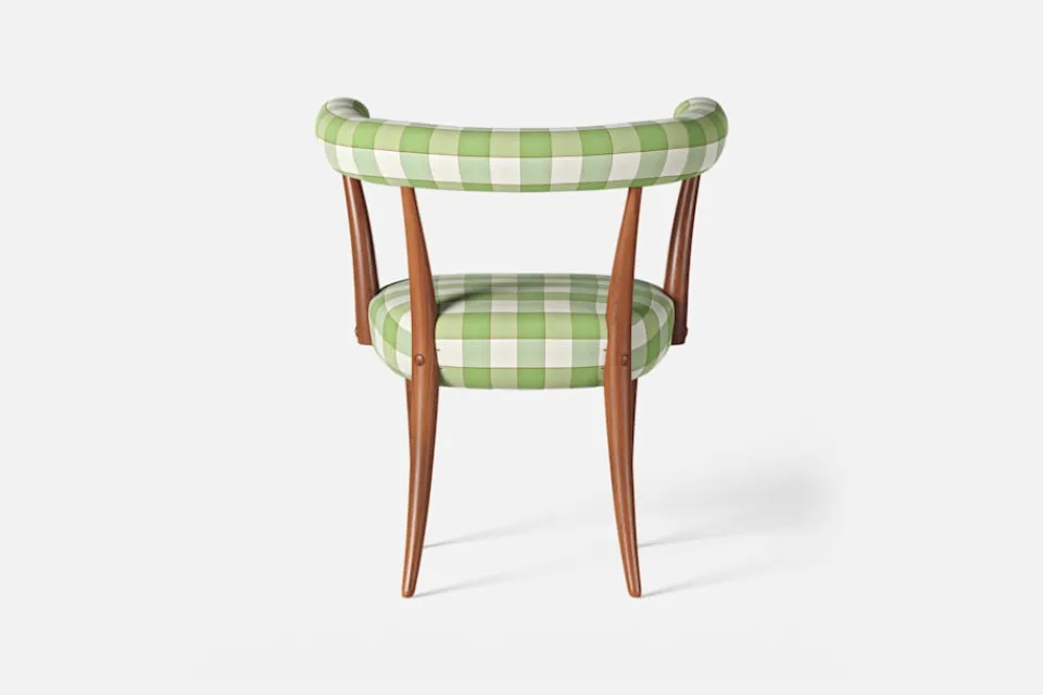 Karmstolar*Josef Frank Karmstol 966 Gripsholmsruta, Grön