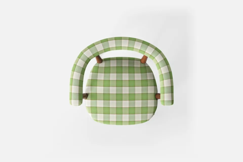 Karmstolar*Josef Frank Karmstol 966 Gripsholmsruta, Grön