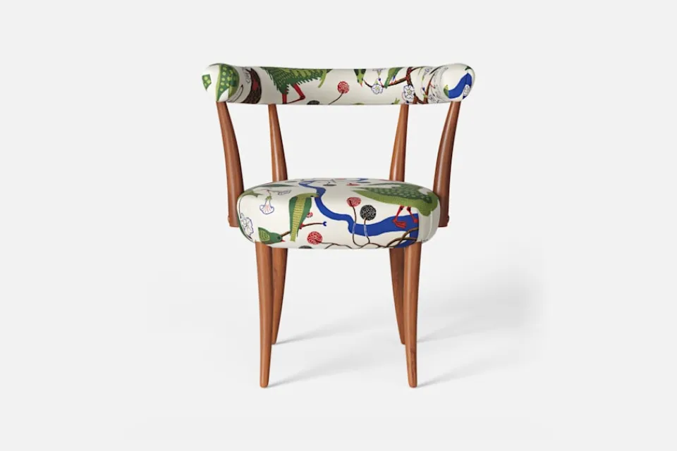 Karmstolar*Josef Frank Karmstol 966 Gröna Fåglar, Multi