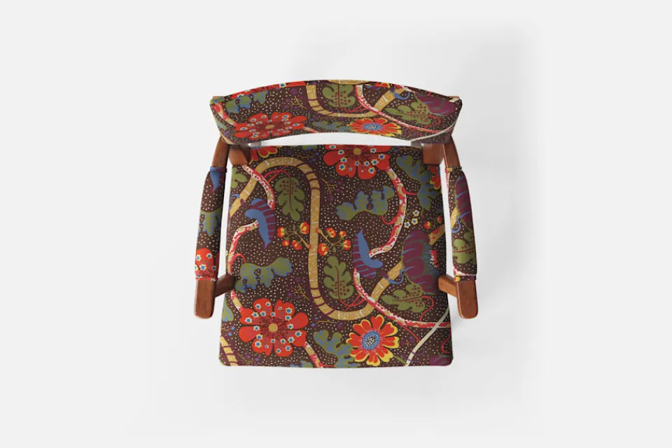 Karmstolar*Josef Frank Karmstol 695 Mirakel, Brun