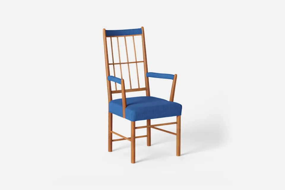 Karmstolar|Matstolar*Josef Frank Karmstol 652 Möbellin, Blå