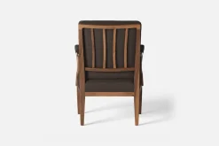 Fåtöljer|Karmstolar*Josef Frank Karmstol 868 Möbellin, Mörkbrun