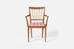 Karmstolar*Josef Frank Karmstol 1165 Mahogny Rotting, Gripsholmsruta, Rosa