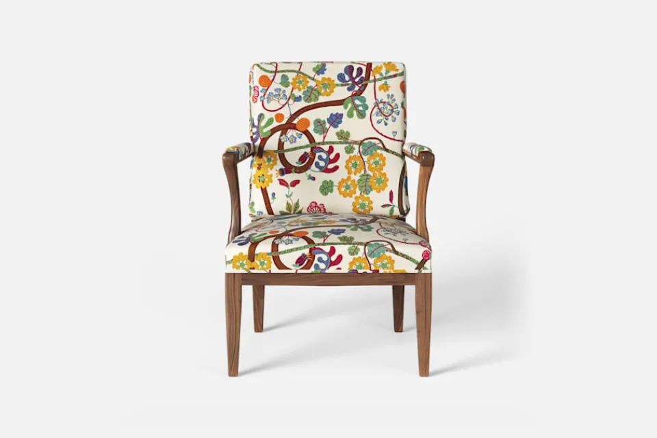 Fåtöljer|Karmstolar*Josef Frank Karmstol 868 Baranquilla, Vit