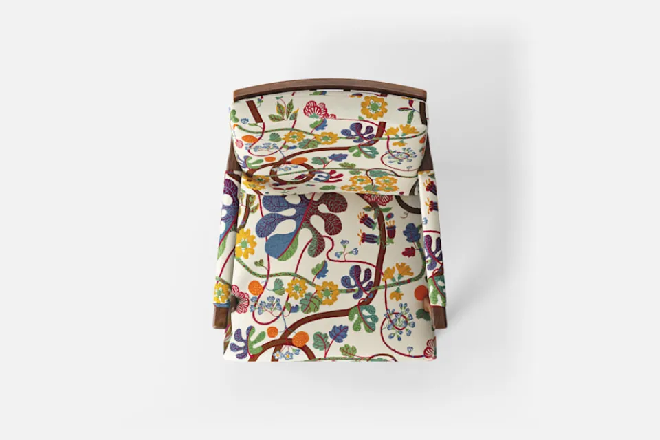 Fåtöljer|Karmstolar*Josef Frank Karmstol 868 Baranquilla, Vit