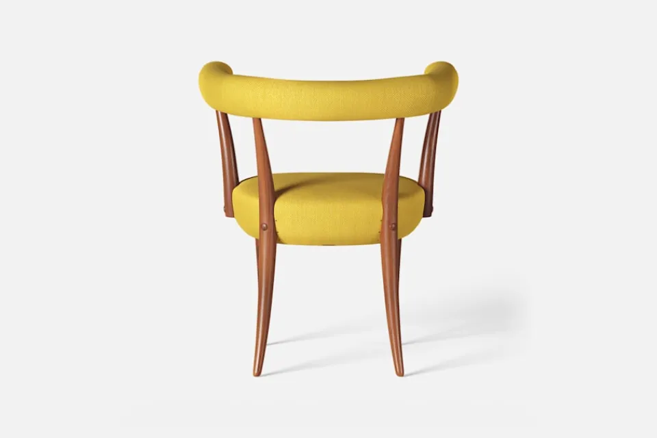 Karmstolar*Josef Frank Karmstol 966 Vägen, Ockra