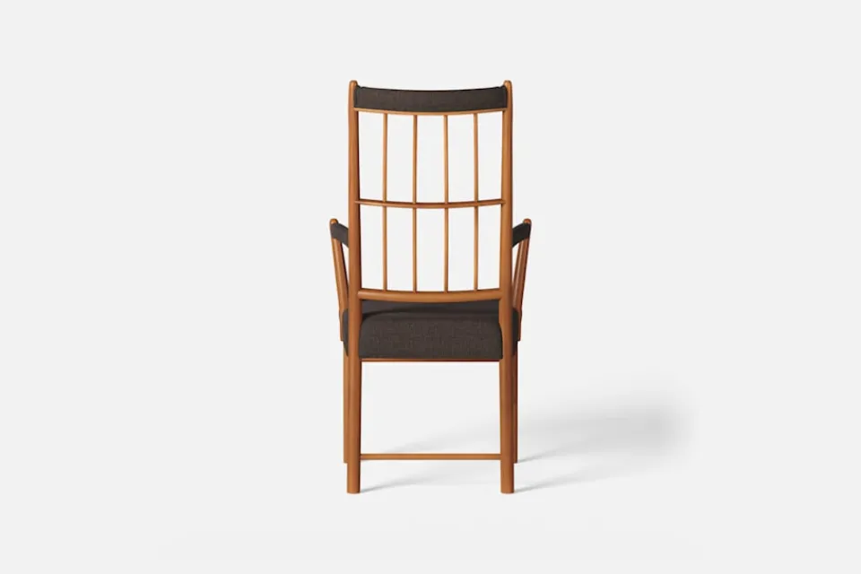 Karmstolar|Matstolar*Josef Frank Karmstol 652 Möbellin, Mörkbrun