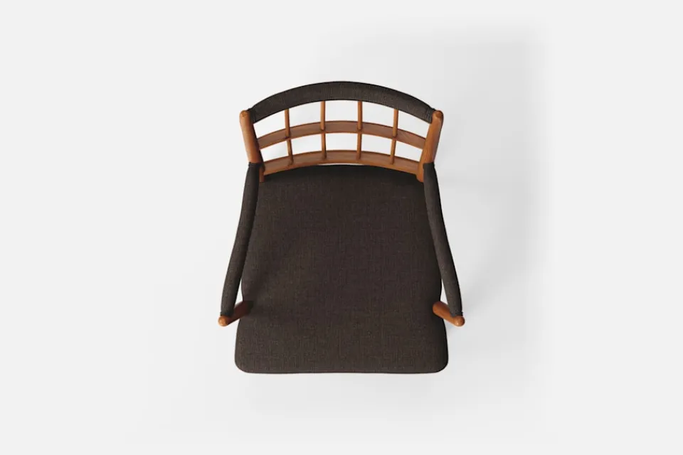 Karmstolar|Matstolar*Josef Frank Karmstol 652 Möbellin, Mörkbrun