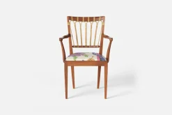 Karmstolar*Josef Frank Karmstol 1165 Mahogny Rotting, Hawai, Vit