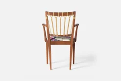 Karmstolar*Josef Frank Karmstol 1165 Mahogny Rotting, Hawai, Vit