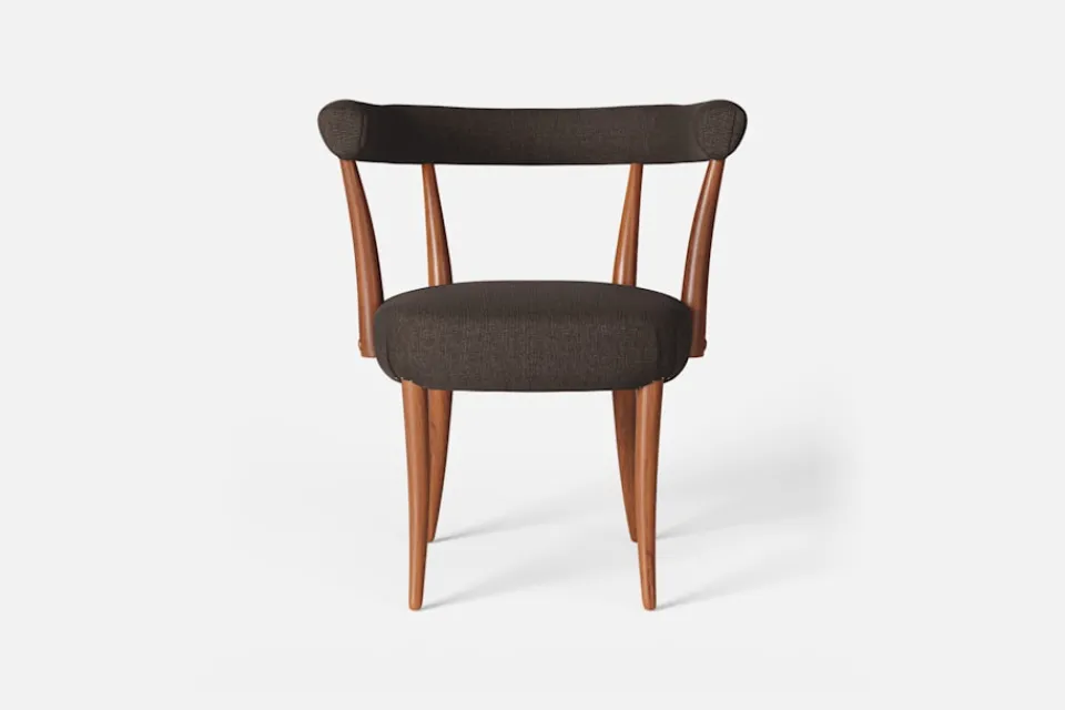 Karmstolar*Josef Frank Karmstol 966 Möbellin, Mörkbrun