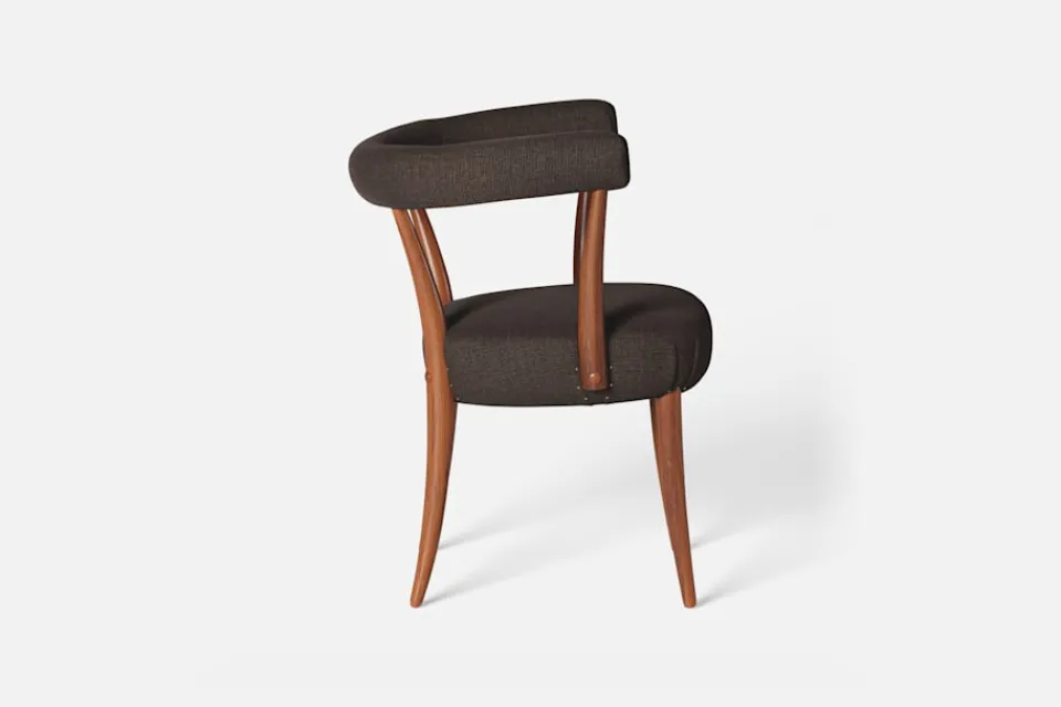 Karmstolar*Josef Frank Karmstol 966 Möbellin, Mörkbrun