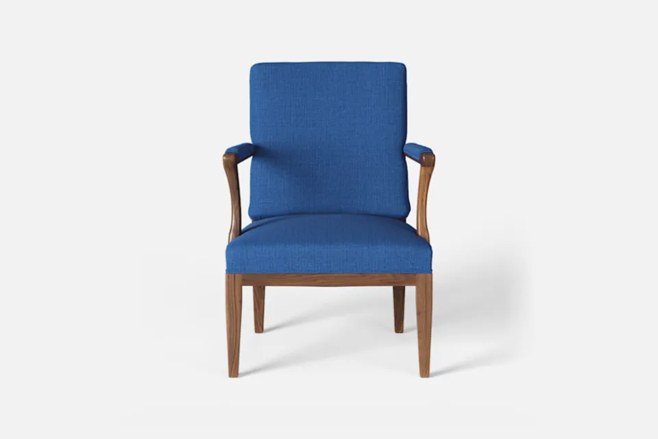 Fåtöljer|Karmstolar*Josef Frank Karmstol 868 Möbellin, Blå