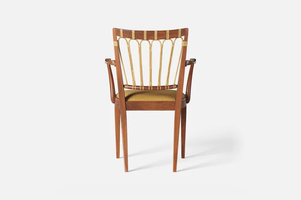 Karmstolar*Josef Frank Karmstol 1165 Mahogny Rotting, Möbellin, Bärnsten