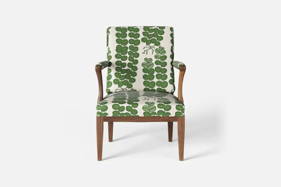 Fåtöljer|Karmstolar*Josef Frank Karmstol 868 Celotocaulis, Grön