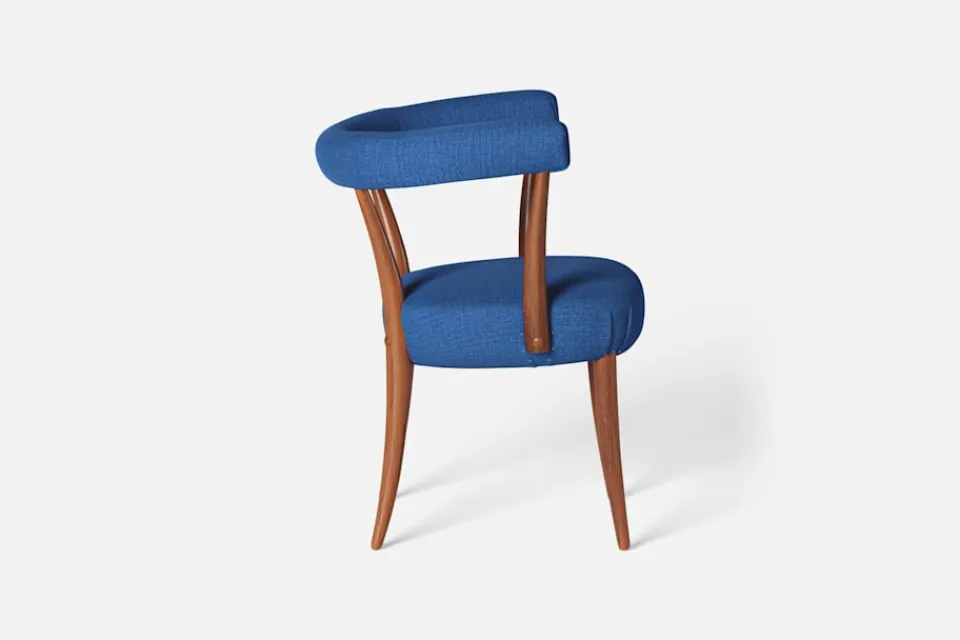 Karmstolar*Josef Frank Karmstol 966 Möbellin, Blå