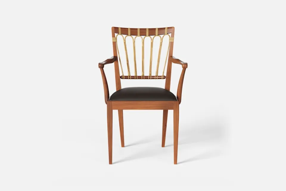 Karmstolar*Josef Frank Karmstol 1165 Mahogny Rotting, Brun Svart