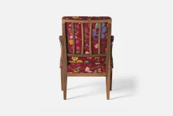 Fåtöljer|Karmstolar*Josef Frank Karmstol 868 Baranquilla, Vinröd