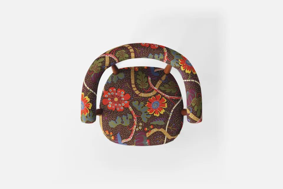 Karmstolar*Josef Frank Karmstol 966 Mirakel, Brun