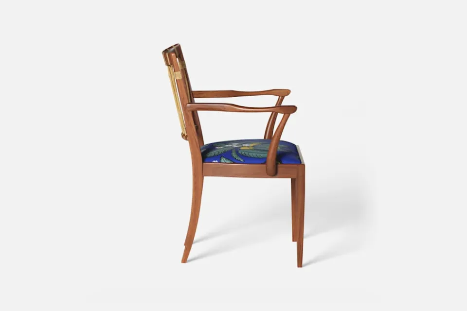 Karmstolar*Josef Frank Karmstol 1165 Mahogny Rotting, Notturno, Multi