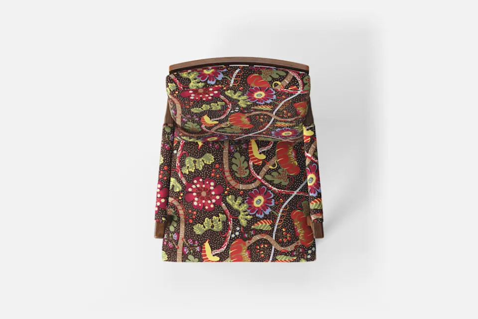 Fåtöljer|Karmstolar*Josef Frank Karmstol 868 Mirakel, Mörkbrun