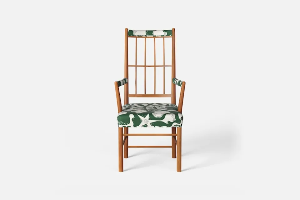 Matstolar|Karmstolar*Josef Frank Karmstol 652 Aristidia, Grön