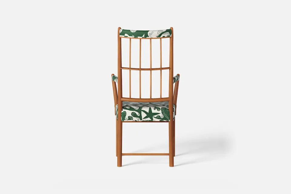 Matstolar|Karmstolar*Josef Frank Karmstol 652 Aristidia, Grön