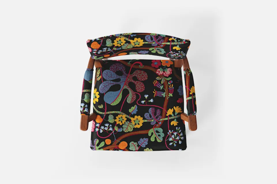 Karmstolar*Josef Frank Karmstol 695 Baranquilla, Svart