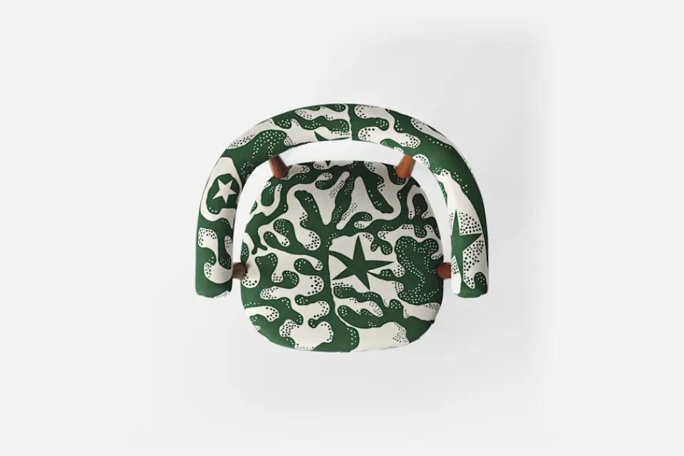 Karmstolar*Josef Frank Karmstol 966 Aristidia, Grön