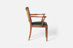 Karmstolar*Josef Frank Karmstol 1165 Mahogny Rotting, Grön