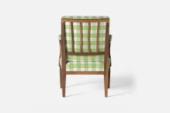 Fåtöljer|Karmstolar*Josef Frank Karmstol 868 Gripsholmsruta, Grön