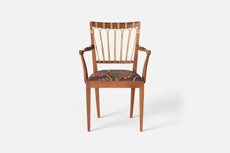 Karmstolar*Josef Frank Karmstol 1165 Mahogny Rotting, Mirakel, Brun