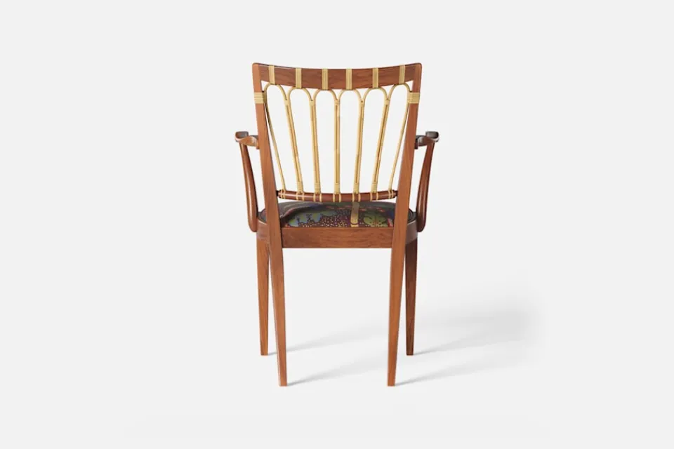 Karmstolar*Josef Frank Karmstol 1165 Mahogny Rotting, Mirakel, Brun