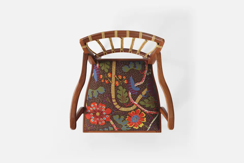 Karmstolar*Josef Frank Karmstol 1165 Mahogny Rotting, Mirakel, Brun