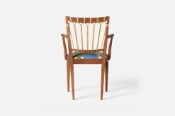 Karmstolar*Josef Frank Karmstol 1165 Mahogny Rotting, Anakreon, Vit